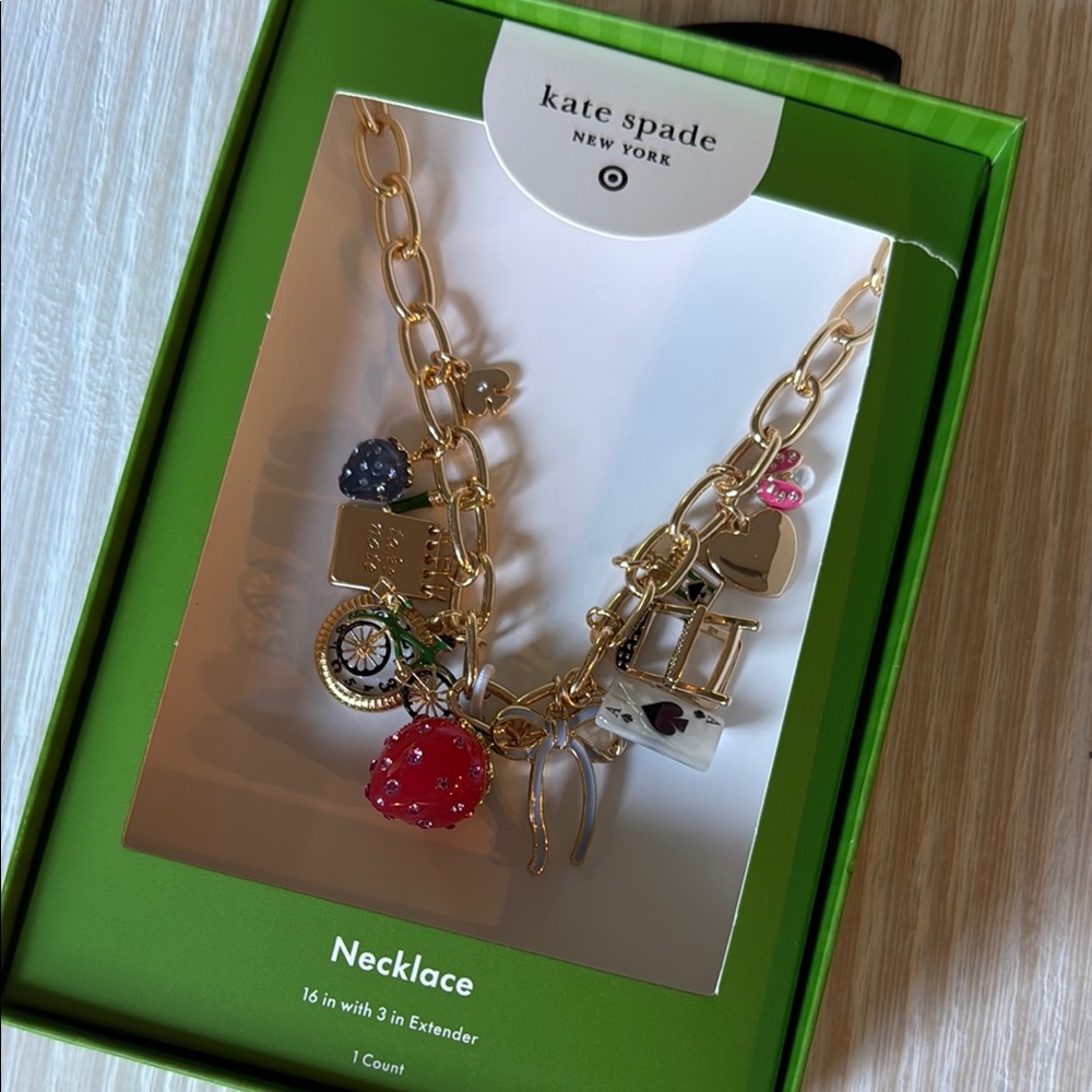 Kate Spade Gold Charm Necklace